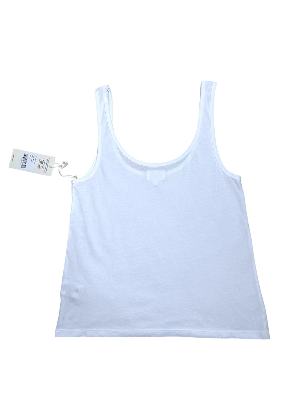 Mate the Label Organic Cotton Layering Tank True White Women’s Size Small - Picture 8 of 11